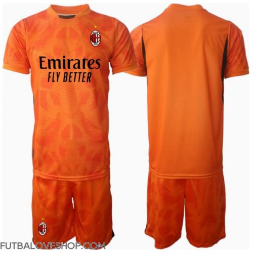 Dres AC Milan Brankarsky Preč pre deti 2024-25 Krátky Rukáv (+ trenírky)